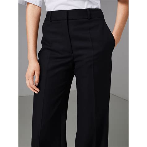 burberry flared trousers|burberry style print trousers.